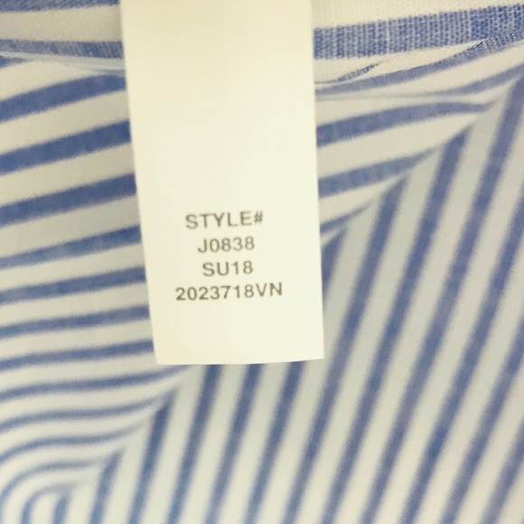 J. Crew NWT One Shoulder Blouse Size 4 - Picture 8 of 8